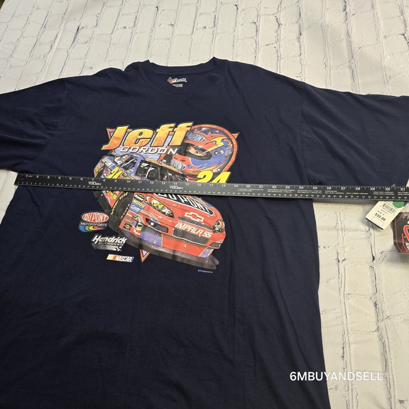 Jeff Gordon 24 NASCAR Shirt 1X Chase Authentics Dupont Race Car Hendrick Impala - Picture 9 of 9